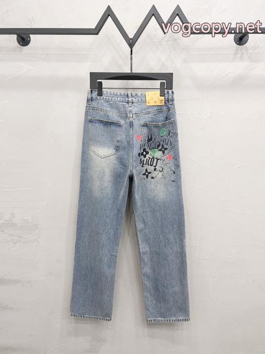新価格で登場 視線を集めて SS25極上発売ブランド コピー ショップLOUIS VUITTONジーンズ_0_3