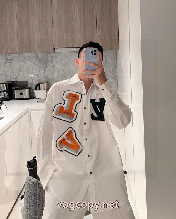 長袖シャツスーパー コピー 販売LOUIS VUITTON超カッコイイ 個性的なデザ 高級素材を採用_0_2