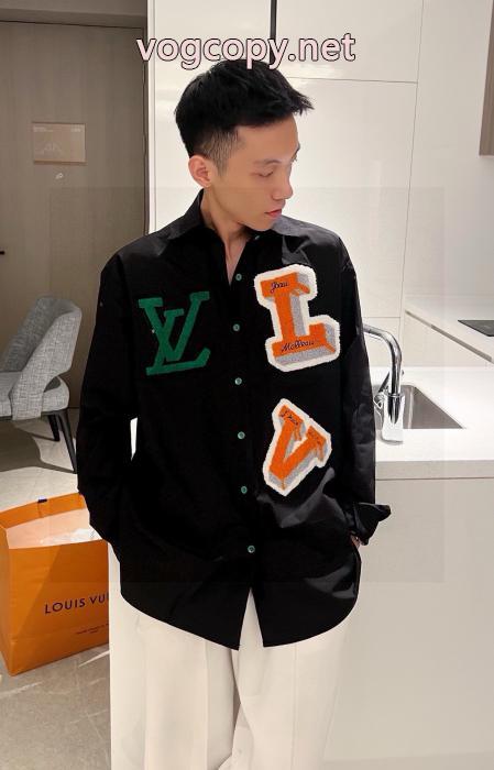 長袖シャツスーパー コピー 販売LOUIS VUITTON超カッコイイ 個性的なデザ 高級素材を採用_0_3