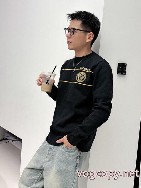セーターブランド コピー 着払い新色登場 個性派  雑誌掲載VERSACE_0_3