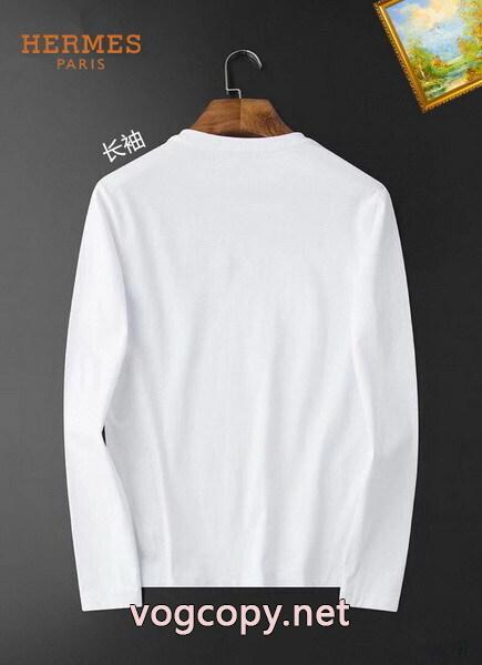 エルメス平日限定即納商品 激安大特価品質保証 安心な品質長袖Tシャツ偽 ブランド_0_0
