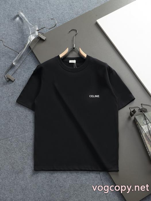 Tシャツ新作数量限定セール HOT新作登場 柔らかい色調CELINEスーパー コピー 販売_0_3