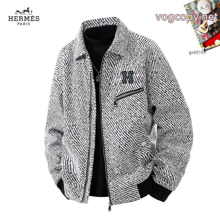 ジャケットHERMESブランド コピー 専門店レア色入荷 高評価人気品 プチプラファッション_0_5