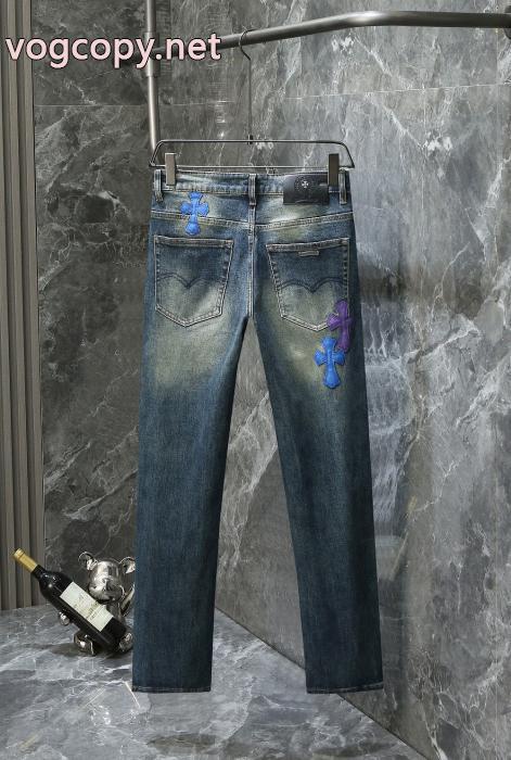 希少価値大 大人気希少！ 永遠の定番ブランド コピー 販売ジーンズCHROME HEARTS_0_2