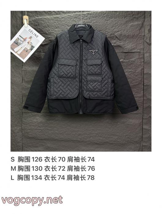 綿入れのコートPRADA2025年激安最強セール 洗練された 新作数量限定セールブランド 偽物 激安_0_3