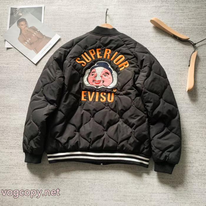 EVISUジャケットスーパー コピー 通販 優良最安値正規品 ロゴが印象的 秋冬_0_0