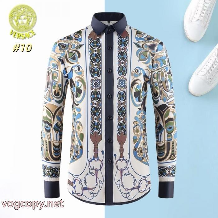 VERSACE2025秋冬に人気のトレンド新作 海外限定 超激得新作ブランド コピー 専門店長袖シャツ_0_2