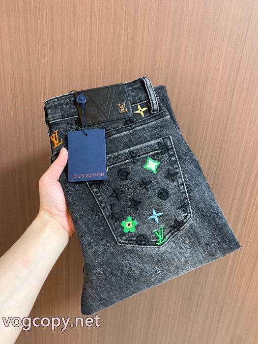 SS25極上発売 希少価値大 ユニセックススタイル偽 ブランド 購入ジーンズLOUIS VUITTON_0_0