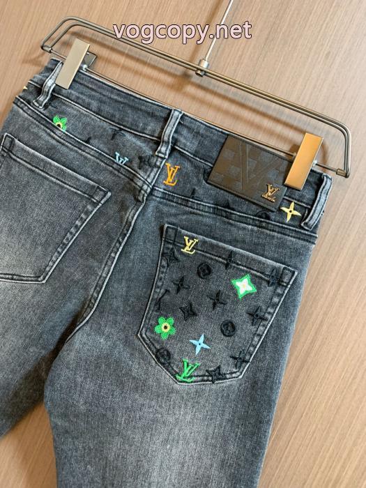 SS25極上発売 希少価値大 ユニセックススタイル偽 ブランド 購入ジーンズLOUIS VUITTON_0_4