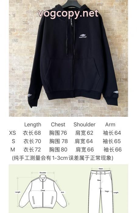 激安 ブランド人気が高い新作 早い者勝ち 限定デザイン大人気完売前にBALENCIAGAパーカーコート_0_2