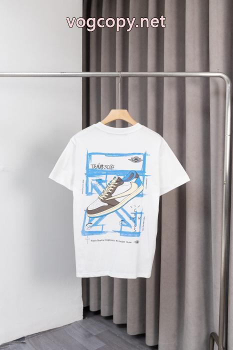 再入荷！ 最安値！  ユニセックスで定番のTシャツブランド コピー 激安Off-White_0_2