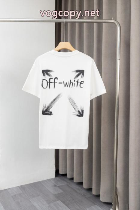 ブランド コピー s 級ブランドギフト包装無料 定番人気 映え度MAXOff-WhiteTシャツ_0_1