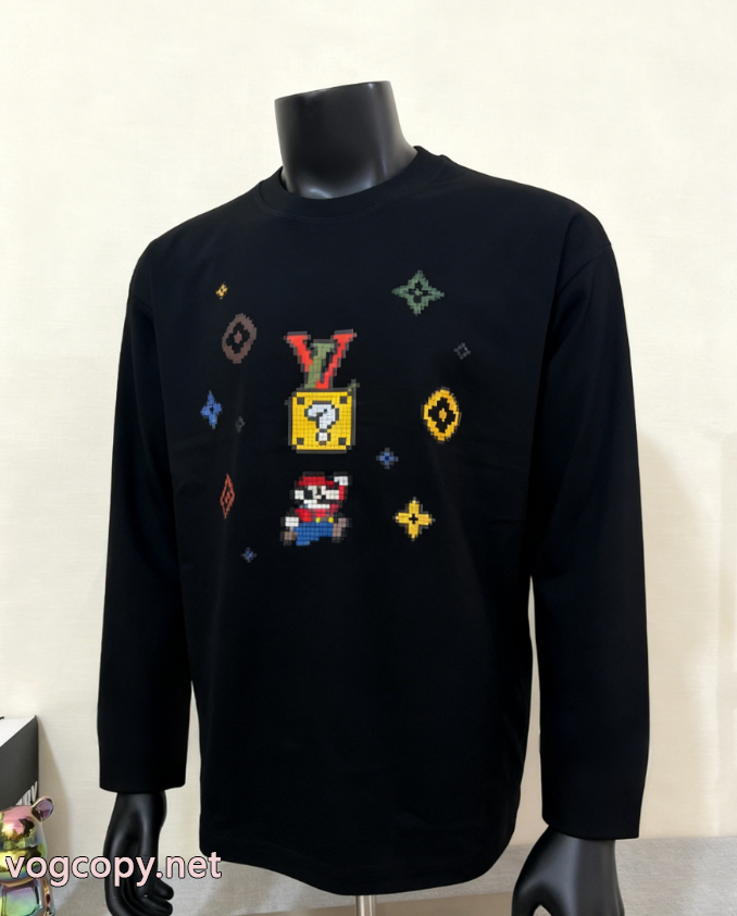 長袖TシャツLOUIS VUITTON欲しい可愛く新鮮 リラックスした雰囲気に HOT得価ブランド 偽物_0_0