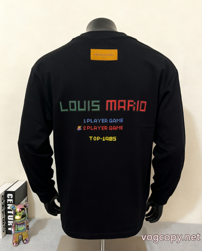 長袖TシャツLOUIS VUITTON欲しい可愛く新鮮 リラックスした雰囲気に HOT得価ブランド 偽物_0_1