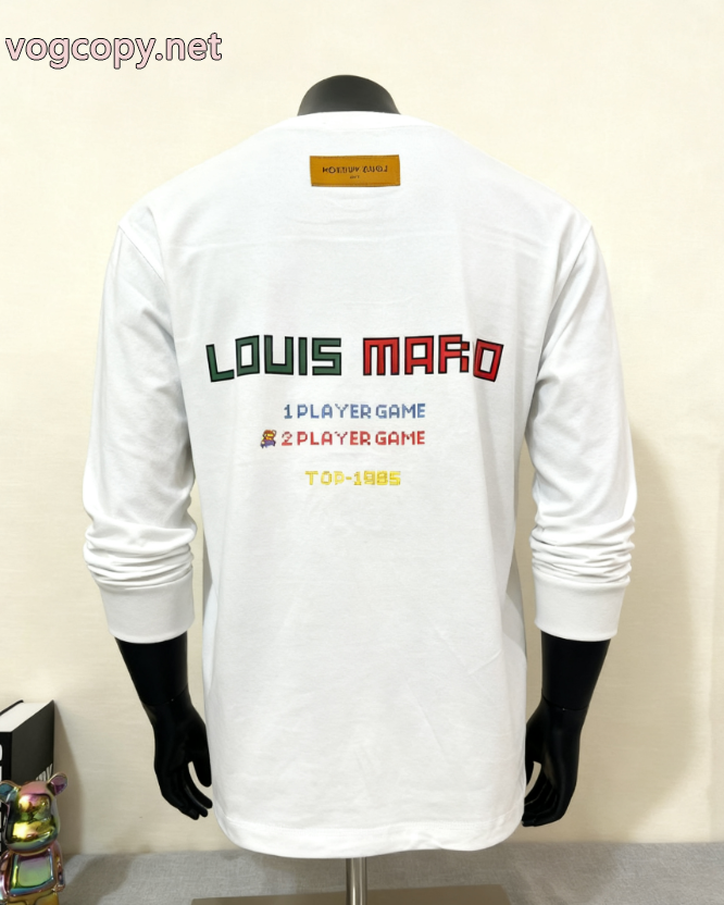 長袖TシャツLOUIS VUITTON欲しい可愛く新鮮 リラックスした雰囲気に HOT得価ブランド 偽物_0_4