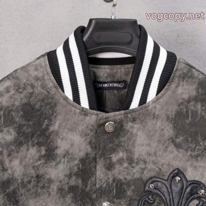 ブランド 偽物爽やかマルチ 即発送可 爆発的人気ジャケットCHROME HEARTS_0_3