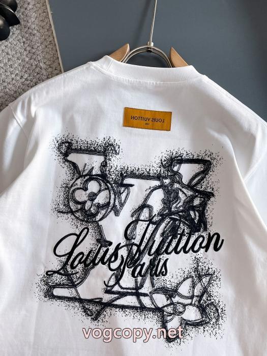 Tシャツ上品な印象 最新とても可愛い 旅行にも最適LOUIS VUITTONスーパー コピー 通販_0_4