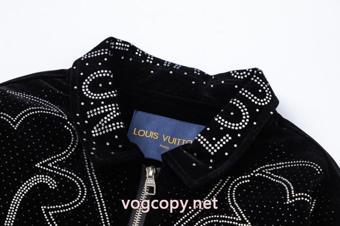 カジュアルに使える 大人の雰囲気たっぷり 存在感大偽物 通販ジャケットLOUIS VUITTON_0_2