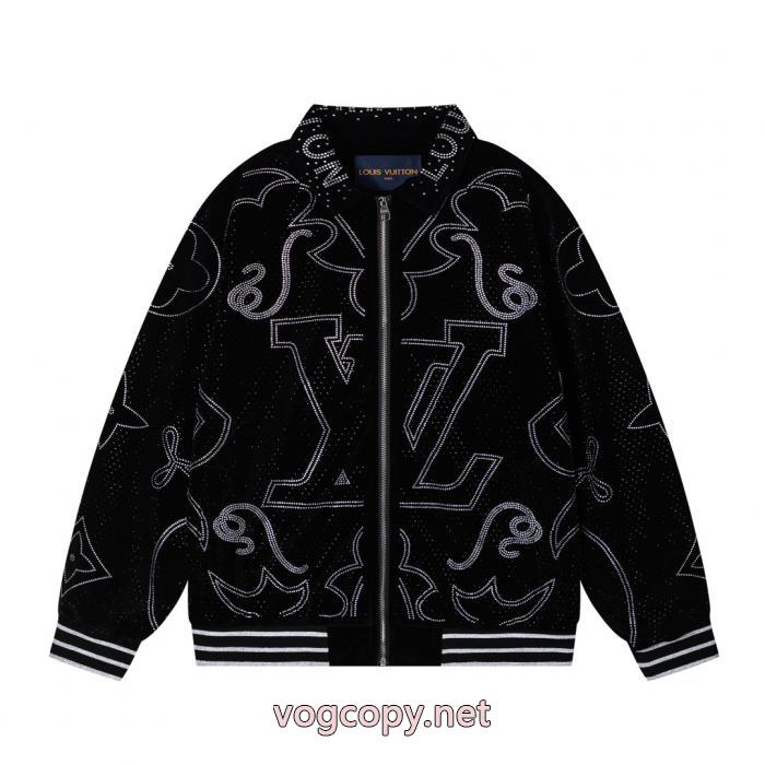 カジュアルに使える 大人の雰囲気たっぷり 存在感大偽物 通販ジャケットLOUIS VUITTON_0_3