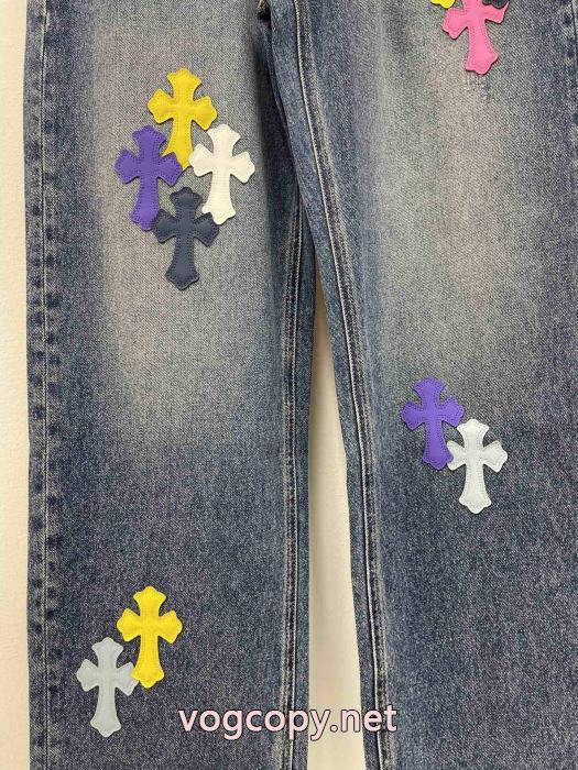偽物 ブランド 販売贅沢な気分 人気商品登場 甘い風ジーパンCHROME HEARTS_0_2