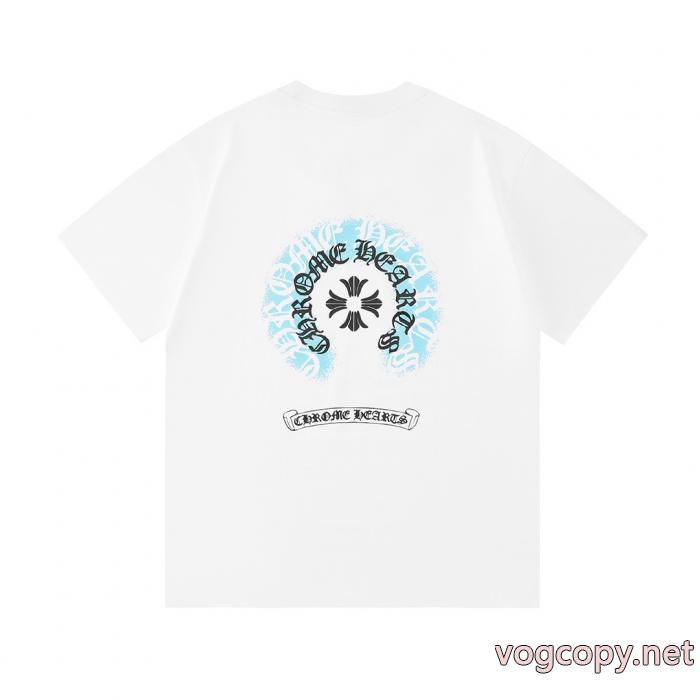 CHROME HEARTS偽 ブランド 販売最安挑戦 品質保証250%新品 都会的Tシャツ_0_2