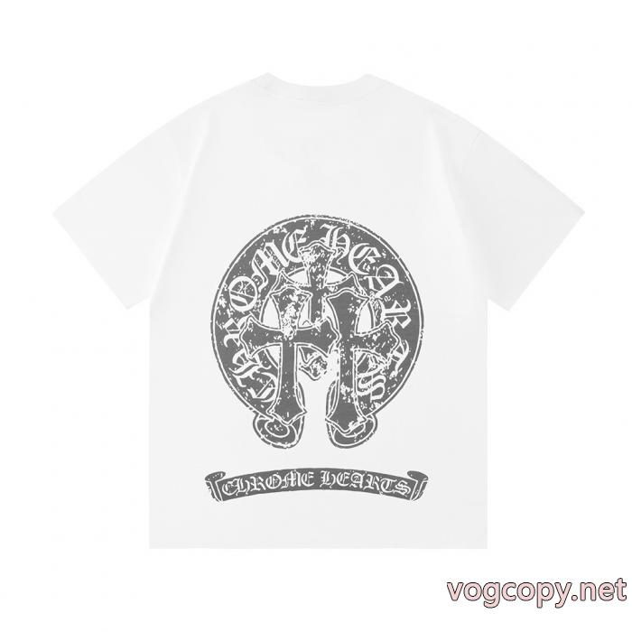 韓国の人気 新品入荷 値段が安い高品質Tシャツクロムハーツブランド スーパー コピー 通販_0_2