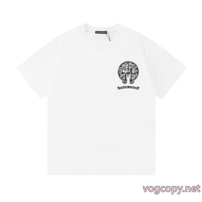 韓国の人気 新品入荷 値段が安い高品質Tシャツクロムハーツブランド スーパー コピー 通販_0_4