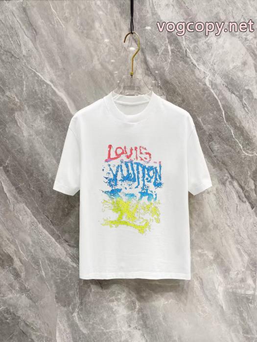 ブランド スーパー コピー 優良店LOUIS VUITTON1年中活躍する 新作スタイリッシュな 軽やかな素材感Tシャツ_0_0