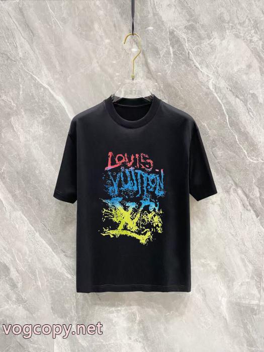 ブランド スーパー コピー 優良店LOUIS VUITTON1年中活躍する 新作スタイリッシュな 軽やかな素材感Tシャツ_0_2