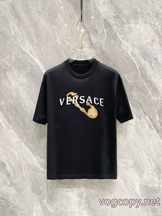 上質な素材採用 250％本物保証 新作入荷VERSACE 2025ブランドスーパーコピーTシャツ_0_2