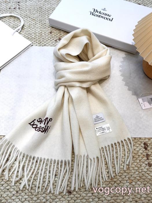 高級感のある 冬の涼しい人気新作 上質  VIVIENNE WESTWOODブランド コピー 販売店マフラー_0_5