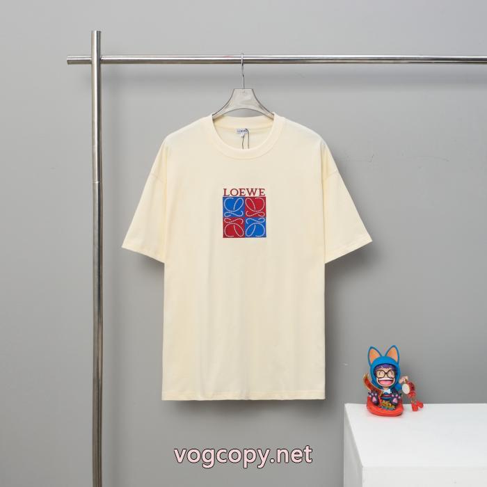 LOEWE歴代人気モデル クラシカルなデザイン 韓国高級服偽 ブランド 販売Tシャツ_0_3