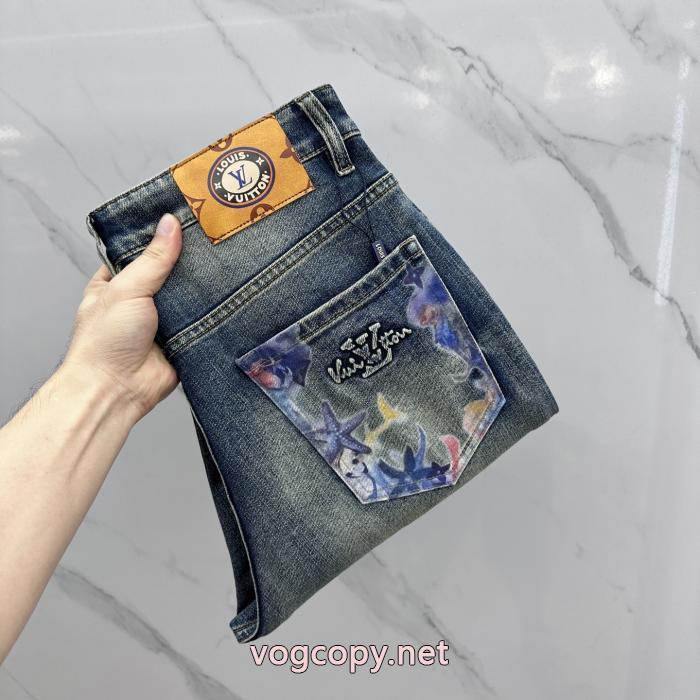 ジーンズ日本未入荷 都会的 相性の良いLOUIS VUITTONブランド 偽物_0_1