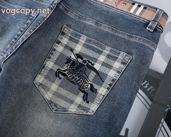 2025秋冬流行色紹介 待望の再販売 シンプルなデザインBURBERRYジーンズブランド 通販_0_2