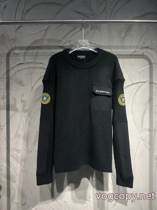 最新トレンド2025年秋冬コレクション カジュアルで気分爽快 25秋冬BALENCIAGAブランド 偽物 激安 通販セーター_0_3