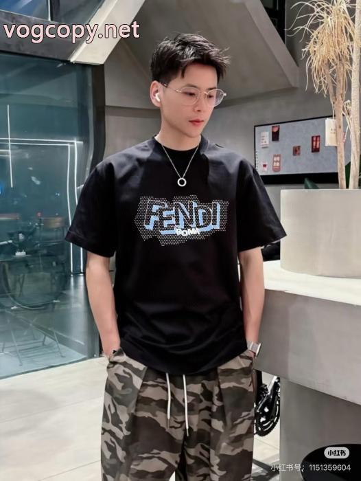 Tシャツ人気商品は即品切れ 全国無料定番人気 プラスサイズコピー ブランド 通販FENDI_0_0