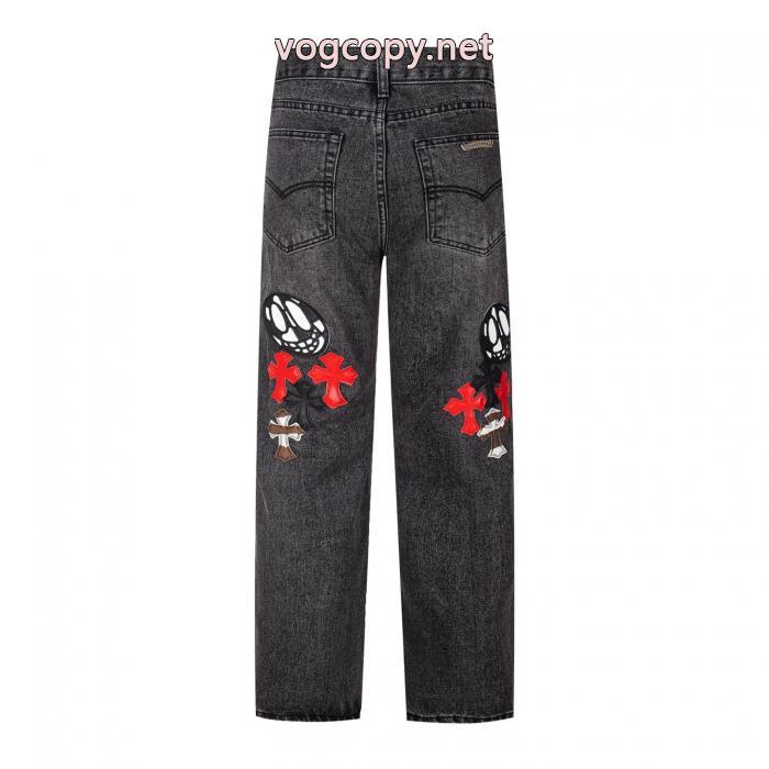 コピー 商品 通販全国無料大得価 在庫数限定 国内入手困難ジーパンCHROME HEARTS_0_3