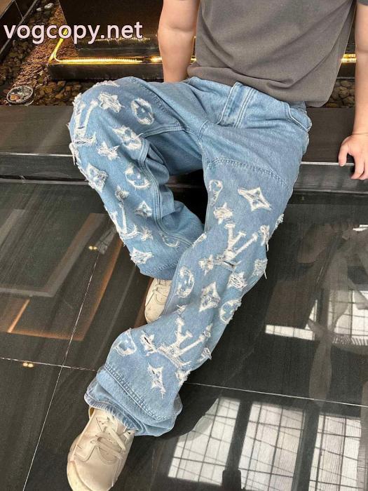 上質な材料 通気性のいい 今、注目なのジーンズブランド 偽物 激安 通販LOUIS VUITTON_0_4