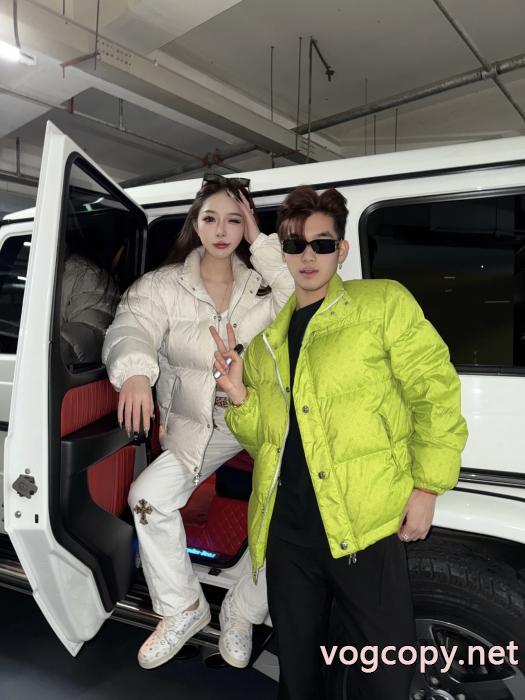 偽 ブランドダウンジャケットト着心地のいい 個性をアピール SALE多色CHROME HEARTS_0_2