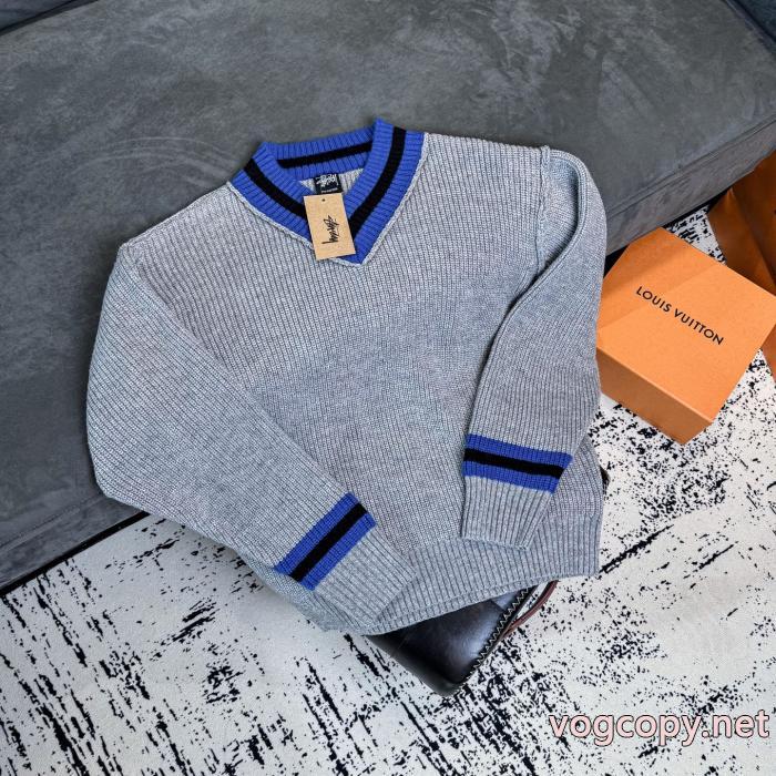 セーターSTUSSYコピー ブランド 優良26fw 切りっぱなしデザイン 人気の秋冬新作再登場_0_3