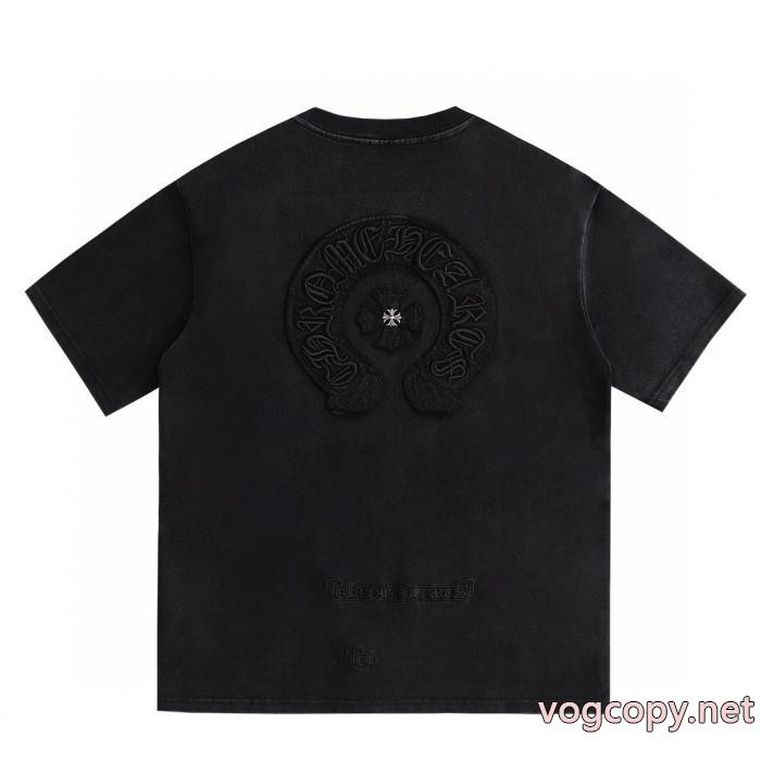 偽 ブランドHOT セール 激安 限定価格早期完売 最新アイテムCHROME HEARTSTシャツ_0_4