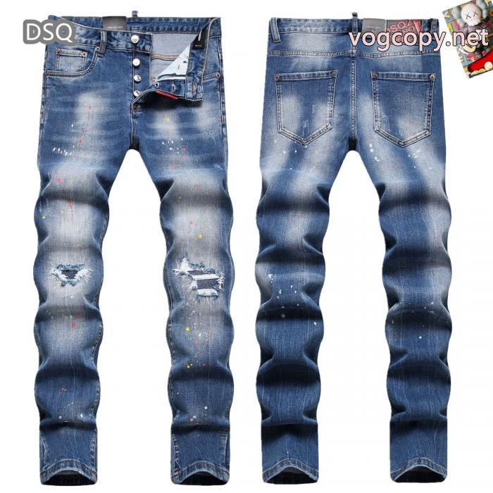 DSQUARED2コピー ブランド 優良完売再入荷   高品質限定アイテム 新作入荷品質保証ジーンズ_0_1