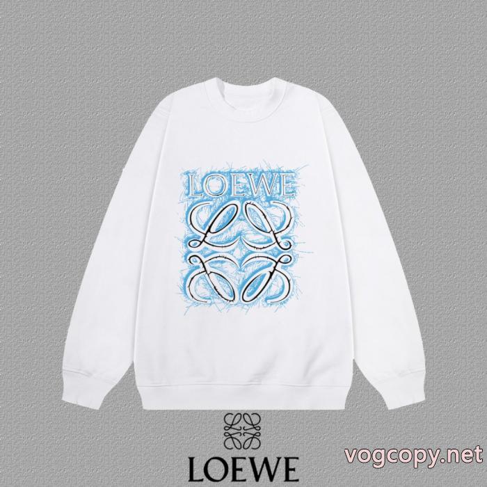 ブランド アクセサリー 激安レア色入荷 話題の新作 限定版プリントLOEWEパーカー_0_1