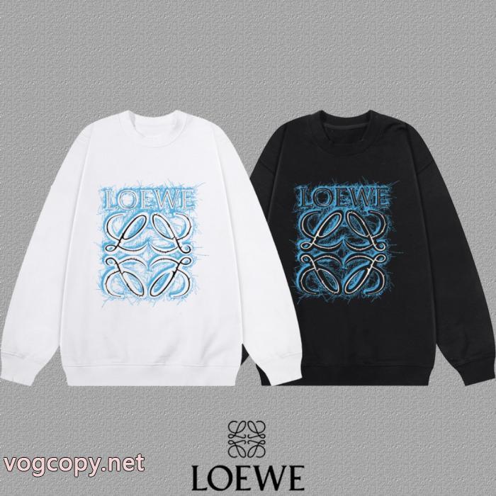 ブランド アクセサリー 激安レア色入荷 話題の新作 限定版プリントLOEWEパーカー_0_2
