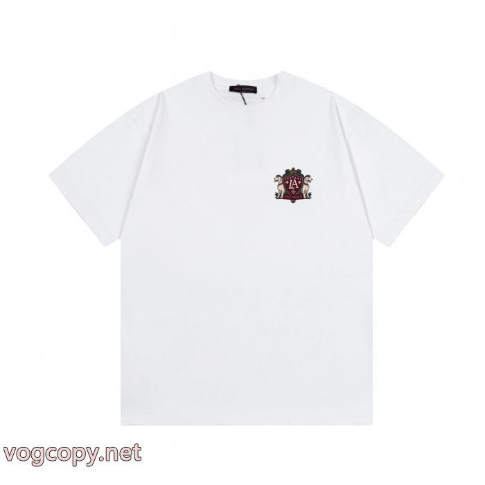 偽 ブランド 販売レア色入荷 2026年流行 個性的なモデルTシャツLOUIS VUITTON_0_2