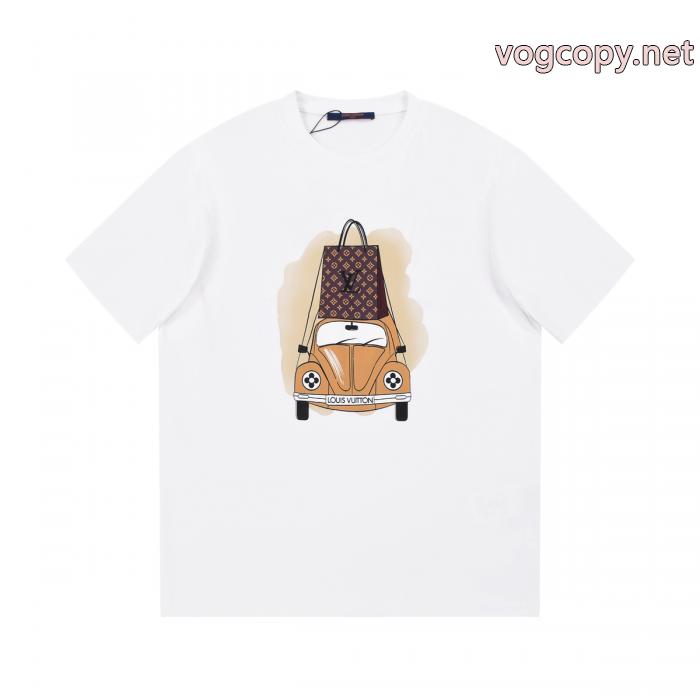 スーパー コピー ブランド話題沸騰中  今年の秋冬先行販売新作 スタイルアップ効果LOUIS VUITTONTシャツ_0_3