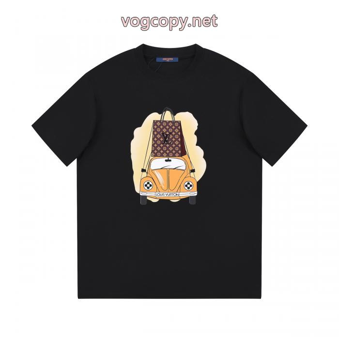 スーパー コピー ブランド話題沸騰中  今年の秋冬先行販売新作 スタイルアップ効果LOUIS VUITTONTシャツ_0_4