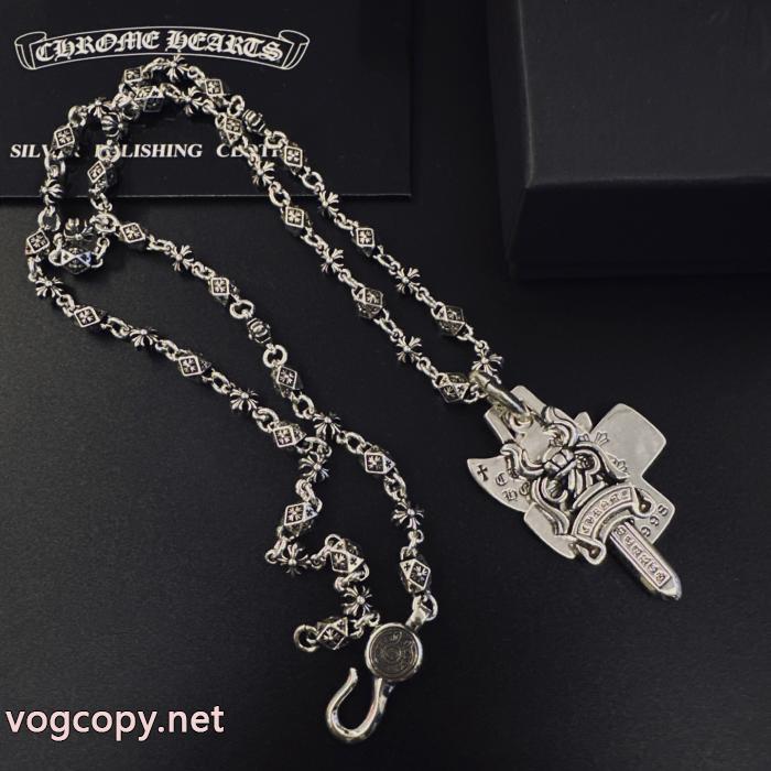 人気限定品 この冬は注目新作 大絶賛CHROME HEARTS偽物 ブランドネックレス_0_2
