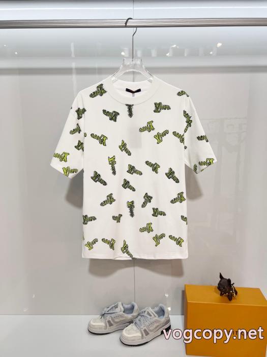 Tシャツ肌触りがとても良い ファッションの最先端！ 上品な質感LOUIS VUITTON偽 ブランド 販売_0_2