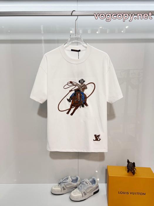 肌触りのいい   最新 話題沸騰中 超激安価格Tシャツブランド レプリカLOUIS VUITTON_0_0